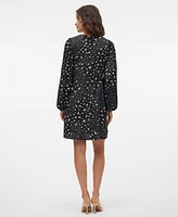 Vero Moda Women's Alea Bea Printed V-Neck Mini Dress