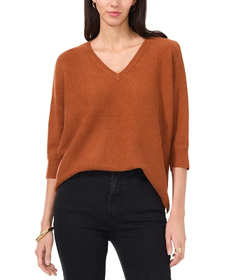 Vince Camuto Women's V-Neck Dolman-Sleeve Sweater