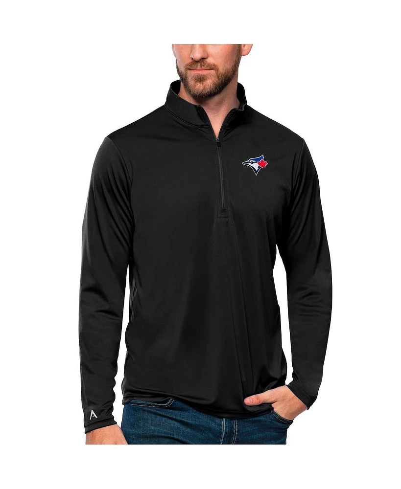 Antigua Men's Toronto Blue Jays Tribute Quarter-Zip Pullover Top