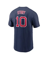 Nike Men's Trevor Story Navy Boston Red Sox Fuse Name Number T-Shirt