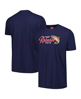 American Needle Men's and Women's Navy Rainier Logo T-Shirt