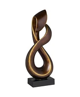 Studio 55D Open Infinity 25" High Gold Sculpture