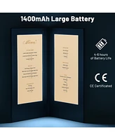 Yescom WeChef Led Back Lit Light Menu Holder Cover Folding Double Panel Fits 5"x11" Paper for Hotel Club
