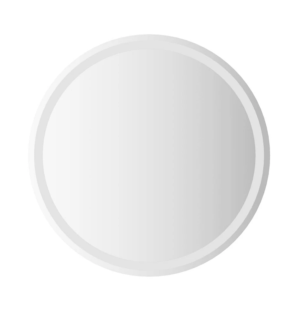 vidaXL Led Bathroom Mirror 27.6" Round