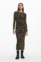 Desigual Women's Slim floral dress