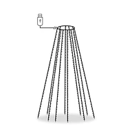 vidaXL Christmas Tree Net Lights with 400 LEDs Cold White 157.5"