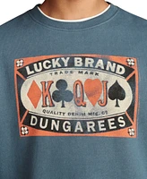 Lucky Brand Men's Poker Card T-Shirt