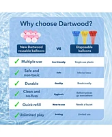 Dartwood Reusable Water Balloons - Magnetic, Self-Sealing