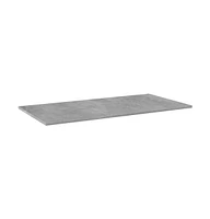 vidaXL Bookshelf Boards 8 pcs Concrete Gray 31.5"x11.8"x0.6" Engineered Wood