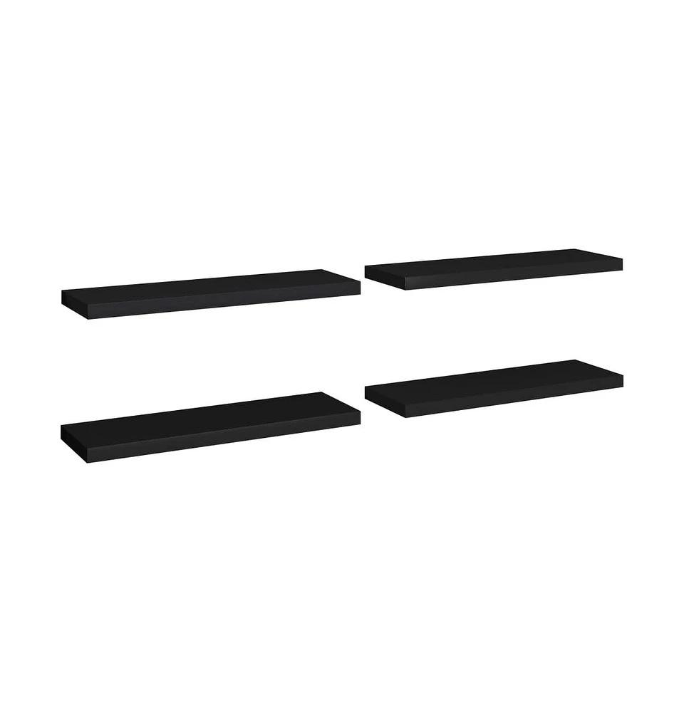 vidaXL Floating Wall Shelves 4 pcs 31.5"x9.3"x1.5" Mdf