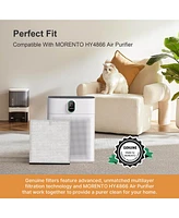Morento HY4866 Genuine Air Purifier Replacement Filter for HY4866 Air Purifer, Pack