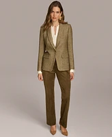 Donna Karan New York Women's Textured One-Button Jacket