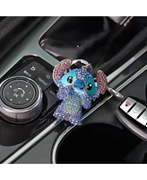 Disney Stitch Pave 3D Bling Keychain - Bag Charm, Backpack Accessories, Travel Collectible Gift Keychains