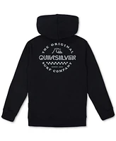 Quiksilver Big Boys Retro Logo-Print Full-Zip Fleece Hoodie