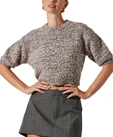 Astr the Label Women's Colette Puff-Sleeve Sweater