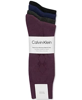 Calvin Klein Men's 4-Pk. Crew Dress Socks