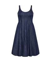 City Chic Women's Lula Denim Dress