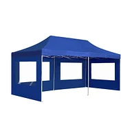 vidaXL Professional Folding Party Tent with Walls Aluminum 19.7'x9.8