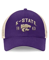 Top of the World Men's Purple Kansas State Wildcats Heritage Waylon Trucker Adjustable Hat