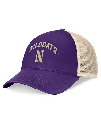 Top of the World Men's Purple Northwestern Wildcats Heritage Waylon Trucker Adjustable Hat