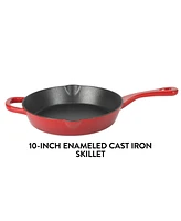 Crock-Pot Inch Enamel Cast Iron Skillet