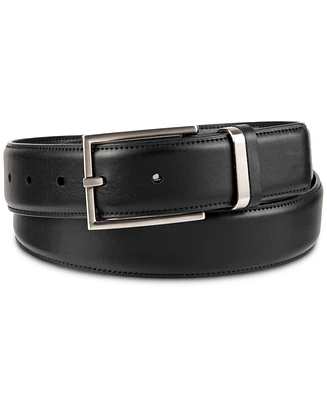 Alfani Men's Burnished Edge and Metal Loop Dress Belt, Created for Macy's