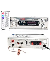 5 Core Amplifier Home Audio 400W in-Built Speaker Mini Stereo Dual Channel Lcd Display Tf Aux Usb