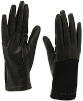 Michael Kors Women's Suede & Leather Tech Gloves