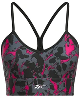 Reebok Women's Id Training Printed Cut-Out Bra