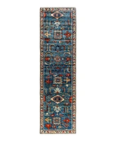 Adorn Hand Woven Rugs Serapi M1993 2'9"x10' Runner Area Rug