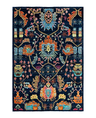 Adorn Hand Woven Rugs Serapi M1993 4'2"x6'2" Area Rug