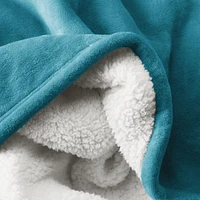 Bare Home Fleece Sherpa Blanket, Full/Queen