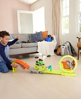 Hot Wheels Monster Trucks Race and Chase Challenge Playset