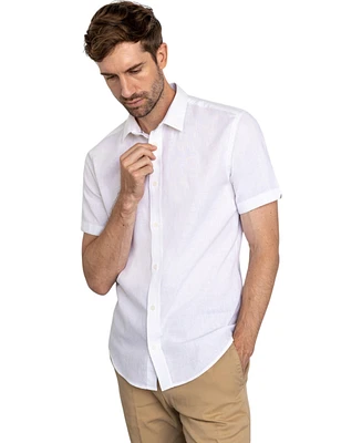 Vustra Men's Linen Short Sleeve Shirt