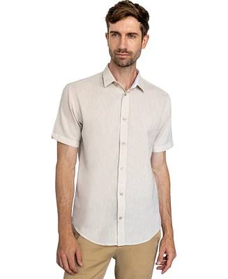 Vustra Men's Linen Short Sleeve Shirt