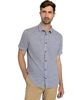 Vustra Men's Linen Short Sleeve Shirt