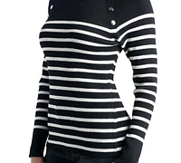 Bcx Juniors' Mock-Neck Long-Sleeve Rib-Knit Sweater