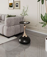 Simplie Fun Luxury Design Iron End Table