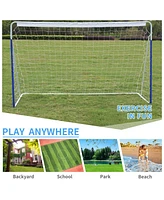 Kids Soccer Goals for Backyard Portable Youth Soccer Goal with Net 8x5 Ft