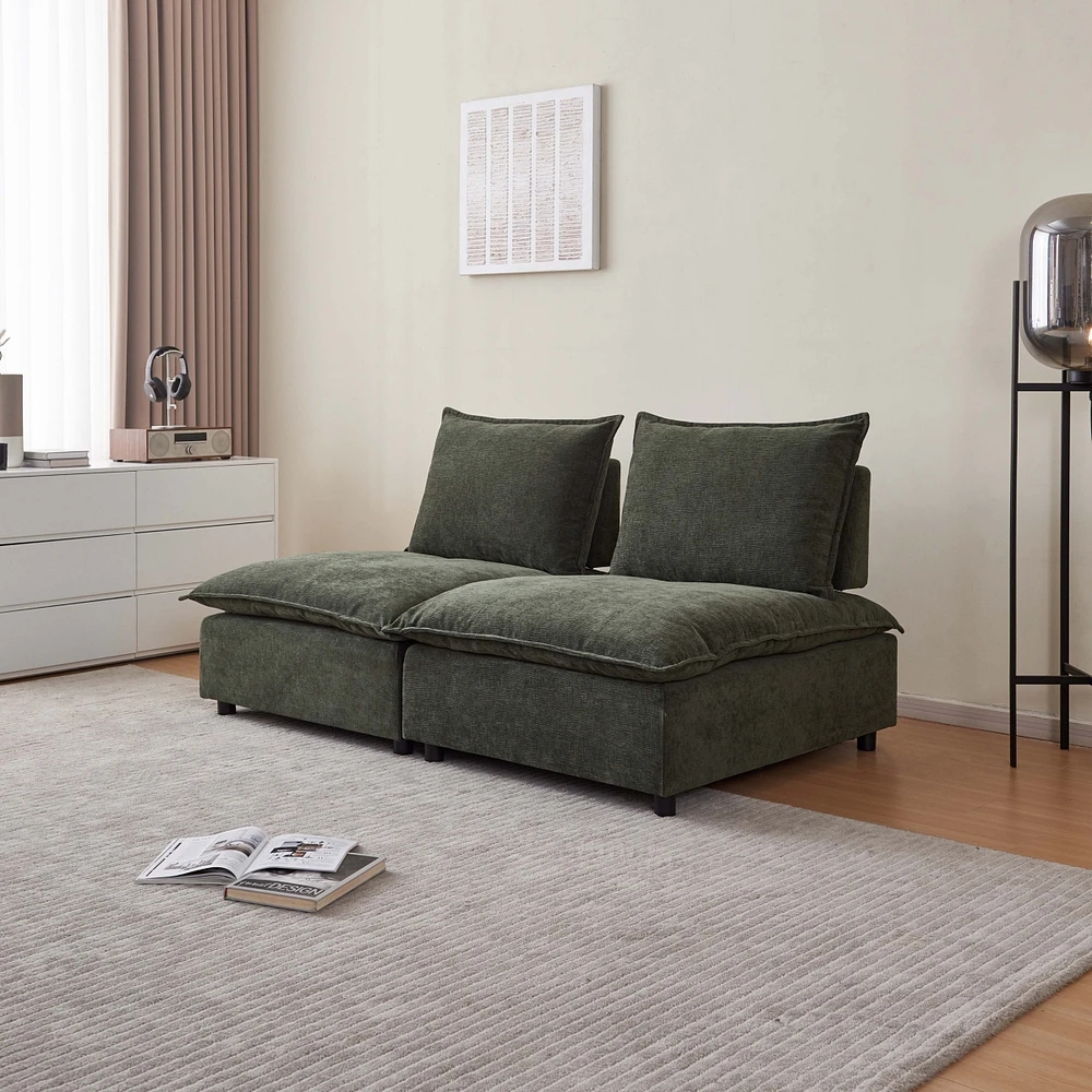 Streamdale Furniture Modern 2-Seater Sofa for Living Room: Comfort and Style