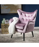 Streamdale Furniture Alyssa Mid-Century Velvet Arm Chair: Comfort And Style In A Playful Design