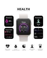 iTouch Air 4 Unisex Titanium Silicone Strap Smartwatch 41mm