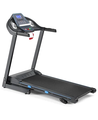 Vebreda 2.25 Hp Folding Electric Motorized Power Treadmill with Blue Backlit Lcd Display