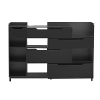 Streamdale Furniture Modern Shoe Storage Cabinet with Drawers and Shelves