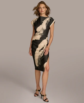 Donna Karan New York Women's Printed Sheath Dress