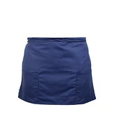 Arkwright Home Mariposa Half-Bistro Aprons (12 Pack), 18x30 in., Soft Polyester Blend, Color Options