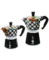 MacKenzie-Childs Courtly Flower Market 6-Cup Bialetti Moka Coffee Pot