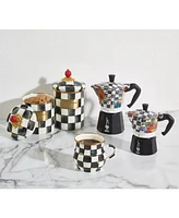 MacKenzie-Childs Courtly Flower Market 3-Cup Bialetti Moka Coffee Pot