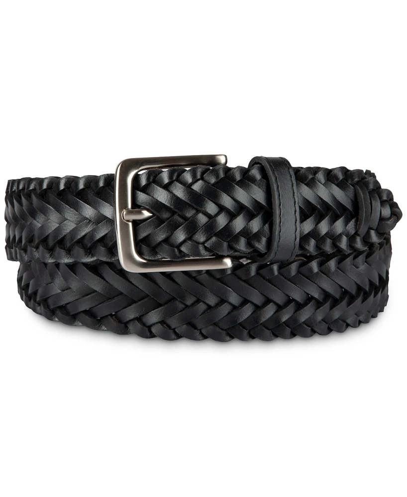 Club Room Men's Braided Belt, Created for Macy's