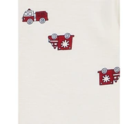 Carter's Baby Boys 4-Pk. Cotton Fire Truck Bodysuits